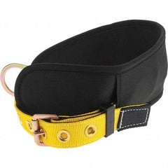 PRO-SAFE - Size S, 32 to 40" Waist, Single D-Ring Style Body Belt - Polyester Webbing, Tongue Buckle Connection - Apex Tool & Supply