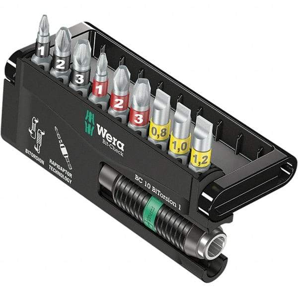 Wera - Power & Impact Screwdriver Bit Sets Point Type: Phillips; Pozidriv; Slotted Tool Type: Phillips; Pozidriv; Slotted - Apex Tool & Supply