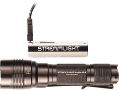 Streamlight - White LED Bulb, 1,000 Lumens, Industrial/Tactical Flashlight - Black Aluminum Body, 1 18650 Lithium-Ion Battery Included - Apex Tool & Supply