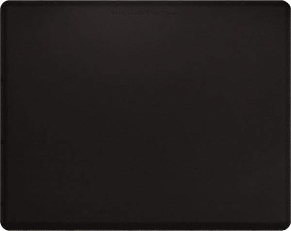 Smart Step - 5' Long x 4' Wide, Dry Environment, Anti-Fatigue Matting - Black with Yellow Borders, Urethane with Urethane Sponge Base, Beveled on All 4 Sides - Apex Tool & Supply