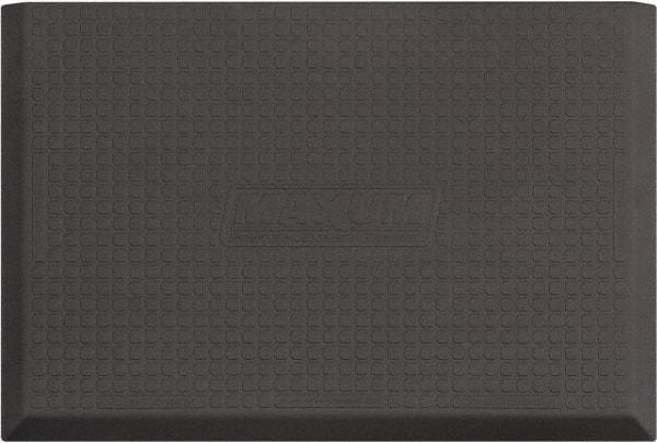Smart Step - 3' Long x 2' Wide, Dry Environment, Anti-Fatigue Matting - Gray, Urethane with Urethane Sponge Base, Beveled on 3 Sides - Apex Tool & Supply