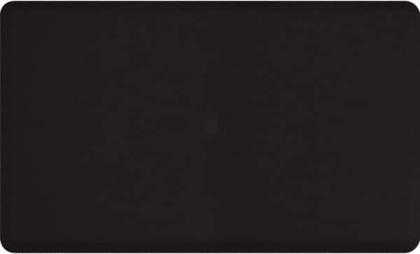 Smart Step - 5' Long x 3' Wide, Dry Environment, Anti-Fatigue Matting - Black, Urethane with Urethane Sponge Base, Beveled on All 4 Sides - Apex Tool & Supply