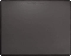 Smart Step - 5' Long x 4' Wide, Dry Environment, Anti-Fatigue Matting - Gray with Yellow Borders, Urethane with Urethane Sponge Base, Beveled on All 4 Sides - Apex Tool & Supply