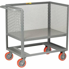 Little Giant - 2,000 Lb Capacity, 1 Shelf, Platform Truck - 53" Long x 30" Wide x 40" High - Apex Tool & Supply