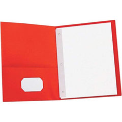 UNIVERSAL - 11" Long x 8-1/2" Wide Pocket with Fasteners - Red - Apex Tool & Supply