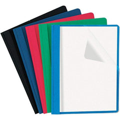 UNIVERSAL - 11" Long x 8-1/2" Wide Report Cover with Tang/Prong Binding - Assorted Colors - Apex Tool & Supply
