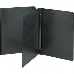 SMEAD - 11" Long x 8-1/2" Wide Report Cover with Tang/Prong Binding - Black - Apex Tool & Supply