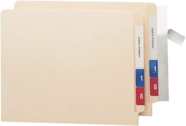 SMEAD - 100 Piece Clear Label Protector - 1-11/16" High x 8" Wide - Apex Tool & Supply