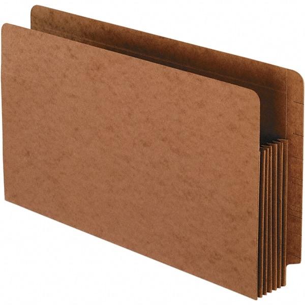 Pendaflex - 15-3/4 x 9-1/2", Legal, Brown, Expandable File Folders with Drop Front & End Tab Pocket - Straight Tab Cut Location - Apex Tool & Supply