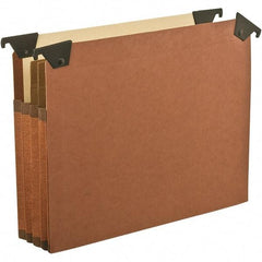 Pendaflex - 12 x 10", Letter Size, Brown, Hanging File Folder - 1/5 Tab Cut Location - Apex Tool & Supply