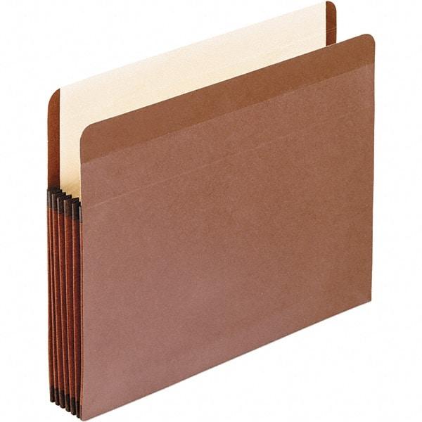 Pendaflex - 14-3/4 x 9-1/2", Legal, Brown, Expandable File Folders with Drop Front & End Tab Pocket - Straight Tab Cut Location - Apex Tool & Supply