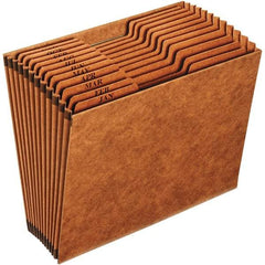 Pendaflex - 12 x 10", Letter Size, Brown, Expansion Folders - 1/3 Tab Cut Location - Apex Tool & Supply