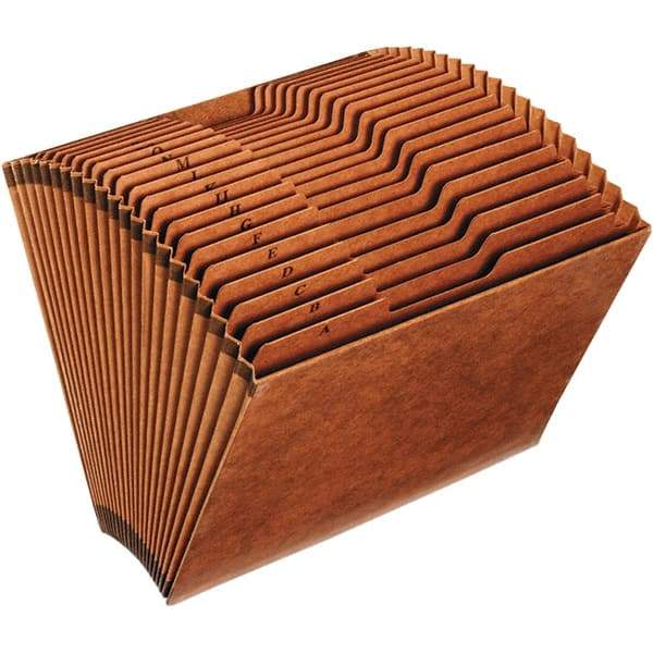 Pendaflex - 12 x 10", Letter Size, Brown, Expansion Folders - 1/3 Tab Cut Location - Apex Tool & Supply