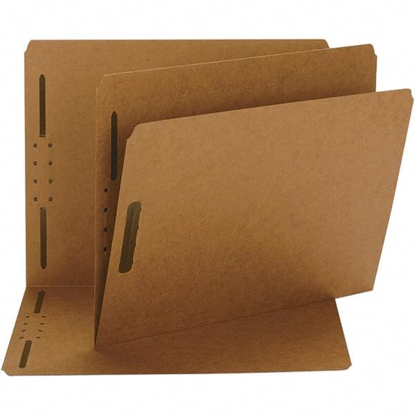 SMEAD - 11-5/8 x 9-1/2", Letter Size, Brown, File Folders with Top Tab - 11 Point Stock, Straight Tab Cut Location - Apex Tool & Supply