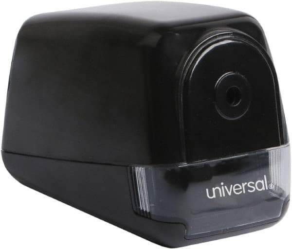 UNIVERSAL - Electric Desktop Pencil Sharpener - 1 Hole - Apex Tool & Supply