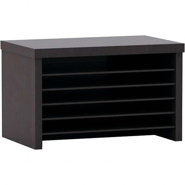 ALERA - Desktop File Organizers Type: Book Shelf Color: Espresso - Apex Tool & Supply