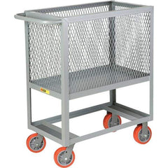 Little Giant - 2,000 Lb Capacity, 1 Shelf, Platform Truck - 53" Long x 24" Wide x 40" High - Apex Tool & Supply