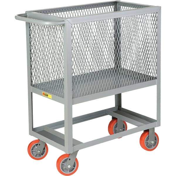 Little Giant - 2,000 Lb Capacity, 1 Shelf, Platform Truck - 53" Long x 30" Wide x 40" High - Apex Tool & Supply