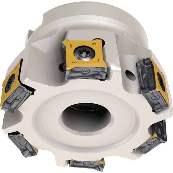 Iscar - Indexable Square-Shoulder Face Mills Cutting Diameter (mm): 63.50 Cutting Diameter (Decimal Inch): 2.5000 - Apex Tool & Supply