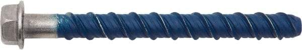 Powers Fasteners - 3/8" Diam, 3/8" Drill, 3" OAL, 1-5/8" Min Embedment Machine Screw Anchor Concrete Anchor - 316 Stainless Steel, Hex Head, Hex Drive, 2-1/4" Thread Length - Apex Tool & Supply