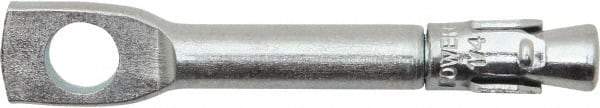 Powers Fasteners - 1/4" Diam, 1/4" Drill, 2" OAL, 1-5/8" Min Embedment Wedge Expansion Concrete Anchor - 1035 Case Hardened Steel, Zinc-Plated Finish, Tie Wire Head, Tie-Wire Drive, 1" Thread Length - Apex Tool & Supply