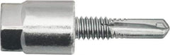Powers Fasteners - 3/8" Zinc-Plated Steel Vertical (End Drilled) Mount Threaded Rod Anchor - 1/4" Diam x 1-1/2" Long, Hex Head, 2,375 Lb Ultimate Pullout, For Use with Steel - Apex Tool & Supply