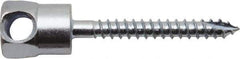 Powers Fasteners - 3/8" Zinc-Plated Steel Horizontal (Cross Drilled) Mount Threaded Rod Anchor - 1/4" Diam x 1" Long, Hex Head, 685 Lb Ultimate Pullout, For Use with Wood - Apex Tool & Supply