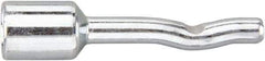 Powers Fasteners - 3/8" Diam, 1/4" Drill, 2-3/8" OAL, 3-5/8" Min Embedment Pin Anchor Concrete Anchor - 1038 Carbon Steel, Zinc-Plated Finish, Round Head, Hammer Drive, 5/8" Thread Length - Apex Tool & Supply