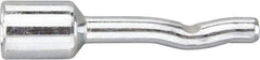 Powers Fasteners - 1/4" Diam, 3/16" Drill, 1-3/4" OAL, 3-5/8" Min Embedment Pin Anchor Concrete Anchor - 1038 Carbon Steel, Zinc-Plated Finish, Round Head, Hammer Drive, 1/2" Thread Length - Apex Tool & Supply