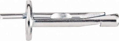 Powers Fasteners - 1/4" Diam, 6mm Drill, 1-3/8" OAL, Hammer Drive Concrete Anchor - 1008 Carbon Steel, Zinc-Plated Finish, Flat Head, Hammer Drive - Apex Tool & Supply