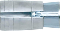 Powers Fasteners - 3/8" Diam, 5/8" Drill, 1-5/16" OAL, Drop-In Concrete Anchor - 304, Zamac 7 Zinc/Stainless Steel, Flange Head, Hammer Drive, 5/8" Thread Length - Apex Tool & Supply