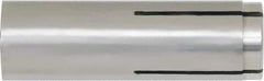 Powers Fasteners - 3/8" Diam, 1/2" Drill, 1-9/16" OAL, Drop-In Concrete Anchor - 316 Stainless Steel, Hammer Drive, 5/8" Thread Length - Apex Tool & Supply