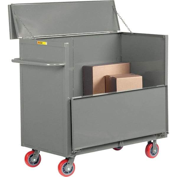 Little Giant - 3,600 Lb Capacity, 1 Shelf, Security Cart - 60" Long x 30" Wide x 47" High - Apex Tool & Supply