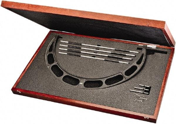 Starrett - Interchangeable-Anvil Micrometers Operation Type: Mechanical Minimum Measurement (mm): 500.00 - Apex Tool & Supply