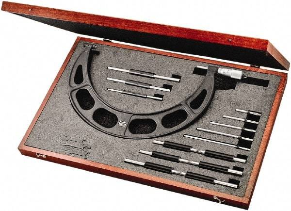 Starrett - Interchangeable-Anvil Micrometers Operation Type: Mechanical Minimum Measurement (mm): 150.00 - Apex Tool & Supply