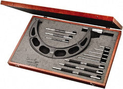 Starrett - Interchangeable-Anvil Micrometers Operation Type: Mechanical Minimum Measurement (mm): 150.00 - Apex Tool & Supply