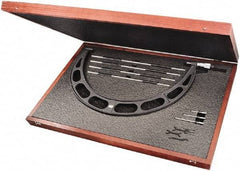Starrett - Interchangeable-Anvil Micrometers Operation Type: Mechanical Minimum Measurement (Decimal Inch): 16.0000 - Apex Tool & Supply