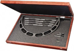 Starrett - Interchangeable-Anvil Micrometers Operation Type: Mechanical Minimum Measurement (mm): 400.00 - Apex Tool & Supply