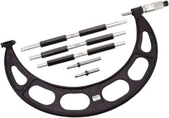 Starrett - Interchangeable-Anvil Micrometers Operation Type: Mechanical Minimum Measurement (Decimal Inch): 9.0000 - Apex Tool & Supply