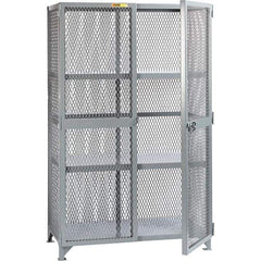 Little Giant - 2 Shelf Storage Cabinet - Steel, 73" Wide x 33" Deep x 78" High - Apex Tool & Supply