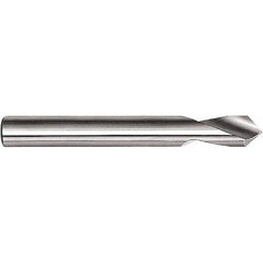 Magafor - 1/2" Body Diam, 90°, 8" OAL, High Speed Steel Spotting Drill - Apex Tool & Supply