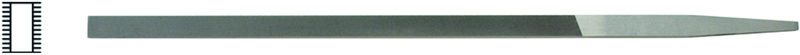 4" Pillar Extra-Narrow File, Cut 4 - Apex Tool & Supply