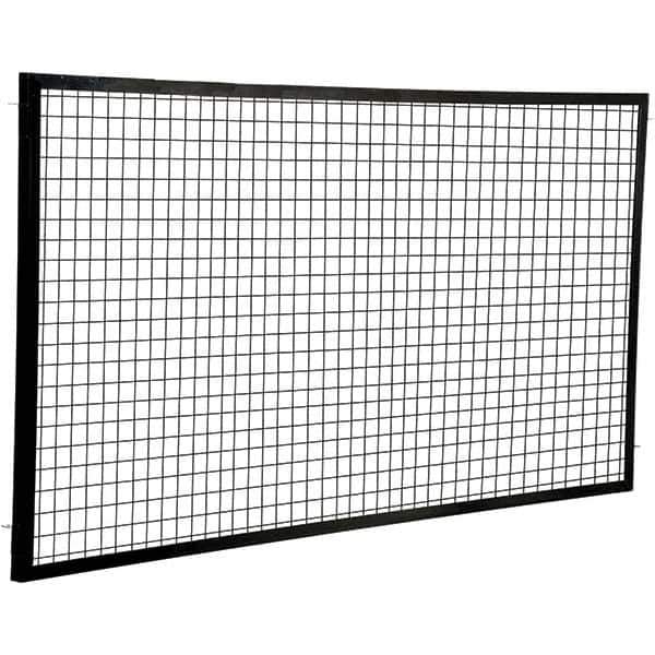 Vestil - 8' Long x 4' High, Black Hinged Door - Apex Tool & Supply