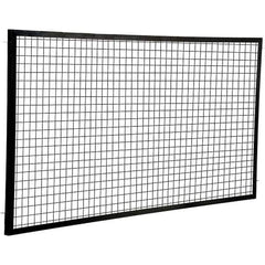 Vestil - 8' Long x 4' High, Black Hinged Door - Apex Tool & Supply
