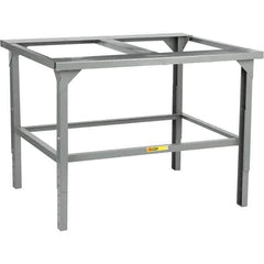 Little Giant - 43-1/2 Wide x 48" Deep x 43-1/2" High, Steel Workbench - Adjustable Height Legs - Apex Tool & Supply