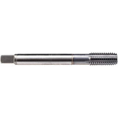 Emuge - 7/16-20 UNF, Semi-Bottoming Chamfer, TiCN Finish, High Speed Steel Thread Forming STI Taps - 3-15/16" OAL, 0.367" Shank Diam - Apex Tool & Supply