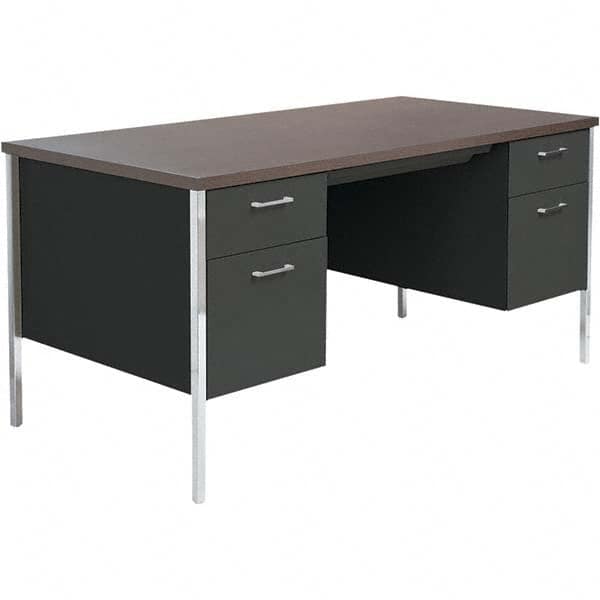 ALERA - Office Desks Type: Double Pedestal Center Draw: Yes - Apex Tool & Supply