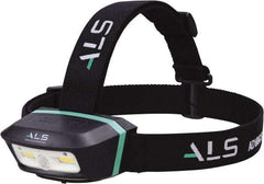 Advanced Lighting Systems - 3 Volt, Black Head Light - 250 Lumens, Rechargeable Battery, LED Lamp - Apex Tool & Supply