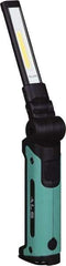 Advanced Lighting Systems - 3 Volt, Black & Turquoise Articulating Work Light - 200 Lumens, Rechargeable Battery, LED Lamp - Apex Tool & Supply