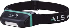 Advanced Lighting Systems - 3 Volt, Black Head Light - 120 Lumens, Rechargeable Battery, LED Lamp - Apex Tool & Supply